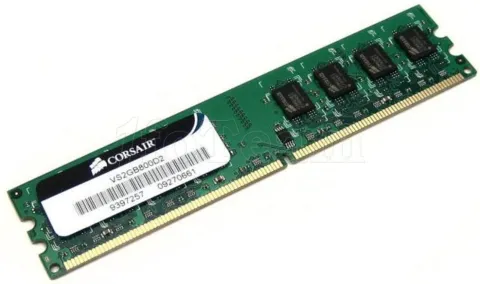 Photo de Barrette mémoire RAM DDR2 2048 Mo (2 Go) Corsair PC6400 (800MHz)