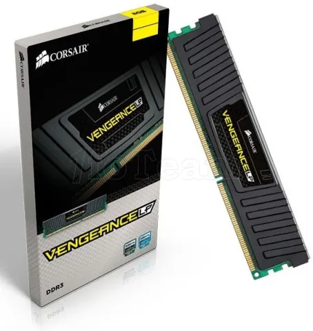 Photo de Barrette mémoire RAM DDR3 8Go Corsair Vengeance LP PC12800 (1600MHz) (Noir)