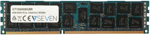 Photo de Barrette mémoire RAM ECC Registered DDR3 8Go V7 PC10600 (1333MHz)
