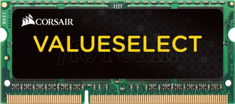 Photo de Barrette mémoire RAM SODIMM DDR3 4Go Corsair Value Select PC12800 (1600MHz)