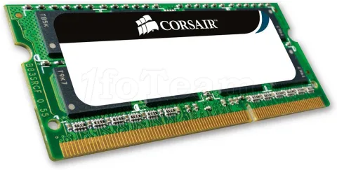 Photo de Barrette mémoire RAM SODIMM DDR3 8Go Corsair Value Select PC10666 (1333MHz)