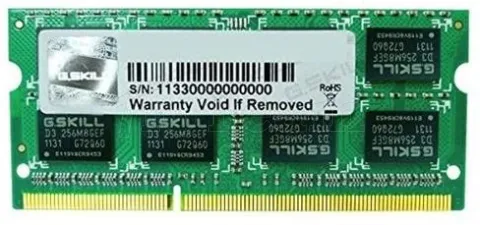 Photo de Barrette mémoire RAM SODIMM pour Mac DDR3 4096Mo (4 Go) G.Skill PC12800 (1600MHz)