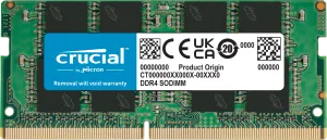 Photo de Barrette mémoire SODIMM 16Go DDR4 Crucial  3200Mhz (Vert) Version OEM (Tray)