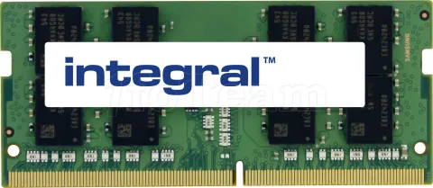 Photo de Barrette mémoire SODIMM DDR4 16Go Intégral 3200Mhz (Vert)