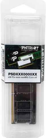 Photo de Barrette mémoire SODIMM DDR4 16Go Patriot Signature Line  3200Mhz (Noir)