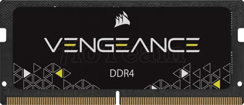 Photo de Barrette mémoire SODIMM DDR4 32Go Corsair Vengeance 3200Mhz (Noir)