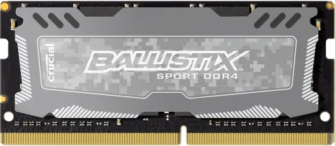 Photo de Barrette mémoire SODIMM DDR4 Ballistix Sport LT  2400Mhz 8Go (Gris)