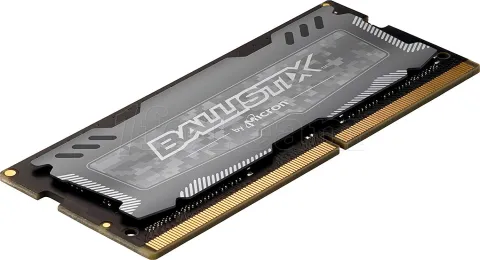 Photo de Barrette mémoire SODIMM DDR4 Ballistix Sport LT  2400Mhz 8Go (Gris)