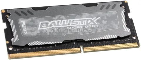 Photo de Barrette mémoire SODIMM DDR4 Ballistix Sport LT  2667Mhz 16Go (Gris)