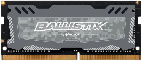 Photo de Barrette mémoire SODIMM DDR4 Ballistix Sport LT  2667Mhz 8Go (Gris)