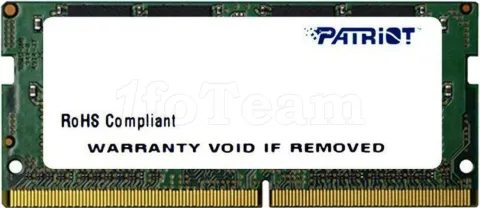 Photo de Barrette mémoire SODIMM DDR4 Patriot Signature Line  2133Mhz 4Go (Noir)