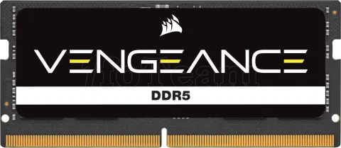 Photo de Barrette mémoire SODIMM DDR5 16Go Corsair Vengeance  4800MHz (Noir)