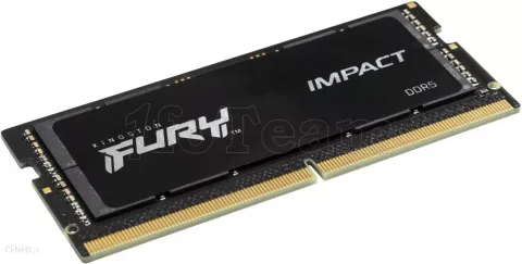 Photo de Barrette mémoire SODIMM DDR5 16Go Kingston Fury Impact  4800Mhz (Noir)