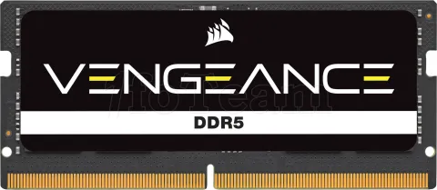 Photo de Barrette mémoire SODIMM DDR5 32Go Corsair Vengeance 4800MHz (Noir)