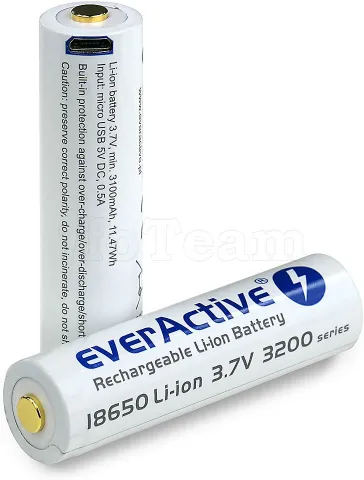 Photo de Batterie everActive 18650 3,7V - 3200mAh