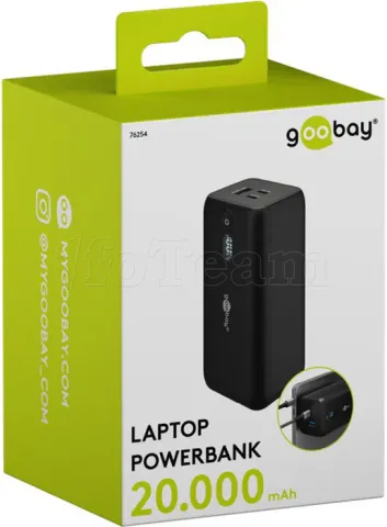 Photo de Batterie externe Goobay 76254 - 20000mAh (Noir)