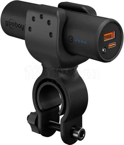 Photo de Batterie externe Goobay Outdoor Bike avec support - 5000mAh (Noir)