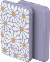 Photo de Batterie externe magnétique sans fil T'nB Flower - 5000mAh (Noir)