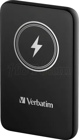 Photo de Batterie externe Magnétique sans fil Verbatim Charge'n'Go - 10000mAh (Noir)