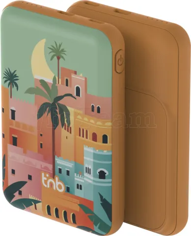Photo de Batterie externe sans fil magnétique T'nB Marrakech - 5000mAh (Noir)