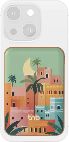 Photo de Batterie externe sans fil magnétique T'nB Marrakech - 5000mAh (Noir)