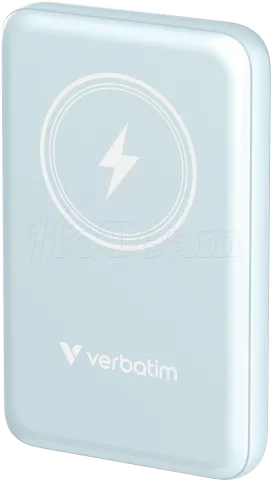 Photo de Batterie externe sans fil magnétique Verbatim Charge'N'Go - 10000 mAh (Bleu)