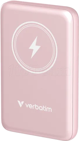 Photo de Batterie externe sans fil magnétique Verbatim Charge'N'Go - 10000 mAh (Rose)