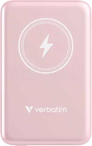 Photo de Batterie externe sans fil magnétique Verbatim Charge'N'Go - 10000 mAh (Rose)