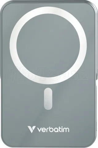 Photo de Batterie externe sans fil magnétique Verbatim Charge'n'Go 10000mAh (Gris)