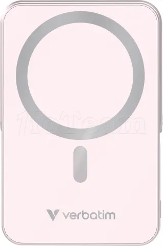 Photo de Batterie externe sans fil magnétique Verbatim Charge'n'Go 10000mAh (Rose)