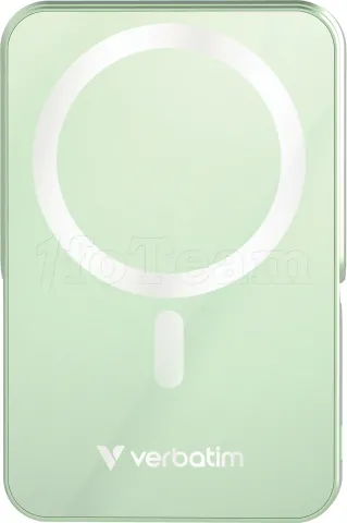 Photo de Batterie externe sans fil magnétique Verbatim Charge'n'Go 10000mAh (Vert)