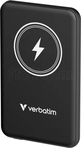 Photo de Batterie externe sans fil magnétique Verbatim Charge'n'Go - 5000mAh (Noir)
