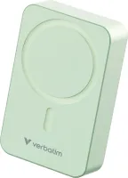 Photo de Batterie externe sans fil magnétique Verbatim Charge'n'Go Essentials - 20000mAh (Vert)
