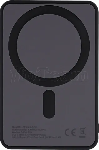 Photo de Batterie externe T'nB Magsafe - 5000mAh (Noir)
