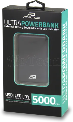 Photo de Batterie externe USB Advance - 5000mAh (Noir)