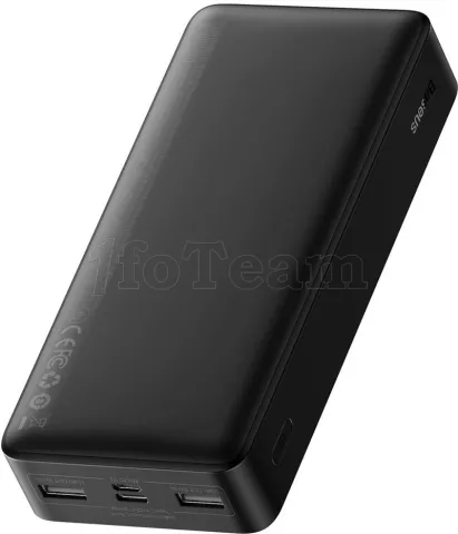 Photo de Batterie externe USB Baseus Bipow - 20000mAh 15W (Noir)