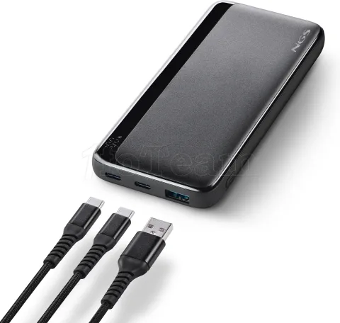 Photo de Batterie externe USB NGS Quiz 10 - 10000mAh (Noir)
