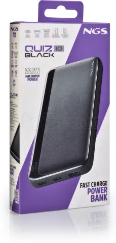 Photo de Batterie externe USB NGS Quiz 10 - 10000mAh (Noir)