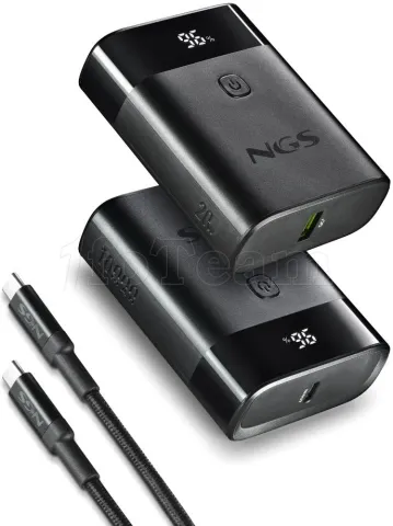 Photo de Batterie externe USB NGS Twix 10 - 10000mAh (Noir)