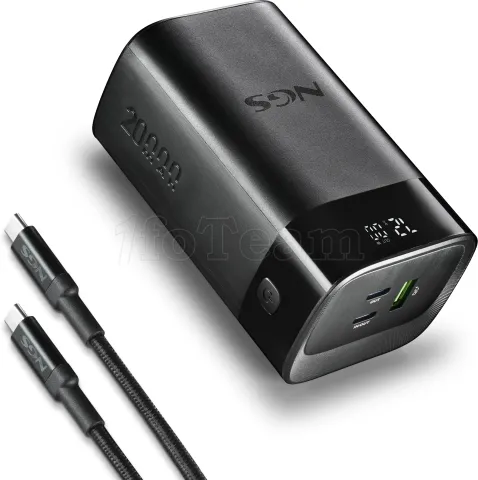 Photo de Batterie externe USB NGS Twix 20 - 20000mAh (Noir)