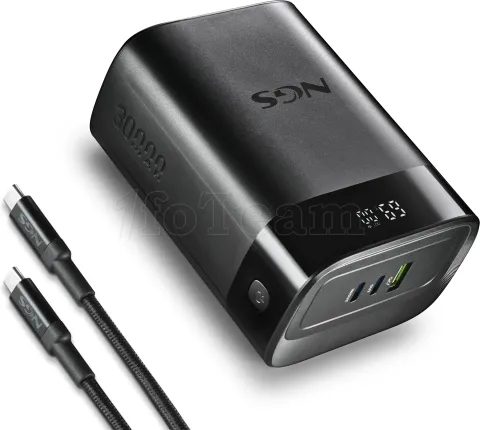 Photo de Batterie externe USB NGS Twix 30 - 30000mAh (Noir)