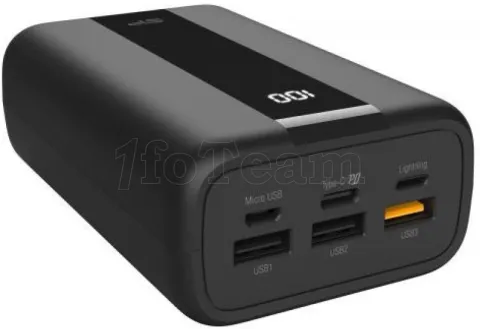 Photo de Batterie externe USB Silicon Power QX55 - 30000mAh (Noir)