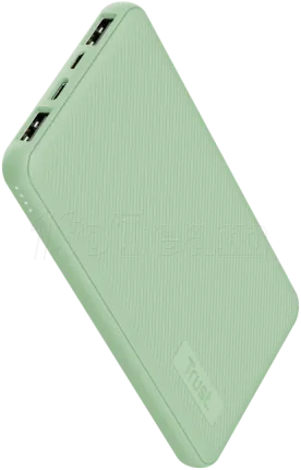 Photo de Batterie externe USB Trust Primo Ultra Thin - 10000mAh (Vert)