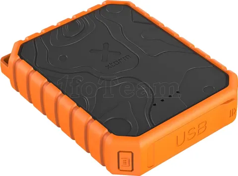 Photo de Batterie externe USB Xtorm Xtreme Rugged - 10000mAh 20W (Noir/Orange)