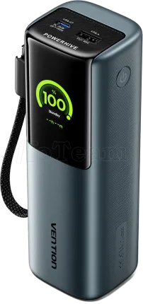 Photo de Batterie externe Vention FKGH0 + 1x USB-C 27000mAh (Gris)
