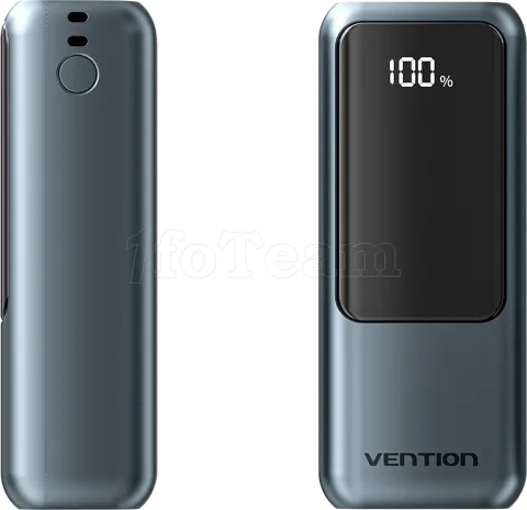 Photo de Batterie externe Vention FKOH0 10000mAh + 1x USB-C (Gris)