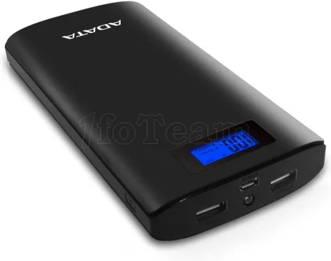 Photo de Batterie USB portable Adata Adata P20000D - 20000 mAh pour Tablettes / Smartphones (Noir)