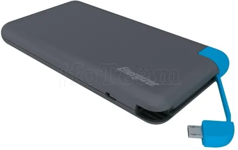 Photo de Batterie USB portable Energizer 8000 mAh pour smartphones (Gris/Bleu)