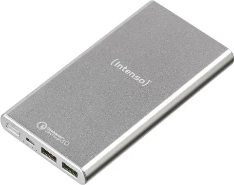 Photo de Batterie USB portable Intenso 10000 mAh pour tablettes/smartphones (Argent)