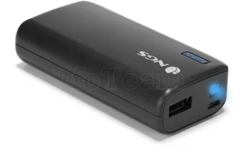 Photo de Batterie USB portable NGS Powerpump 4000 mAh pour tablettes/smartphones (Noir)